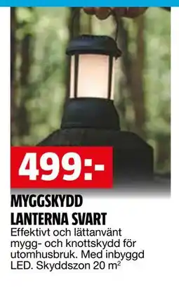 Bauhaus MYGGSKYDD LANTERNA SVART erbjuda