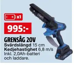 Bauhaus GRENSÅG 20V erbjuda