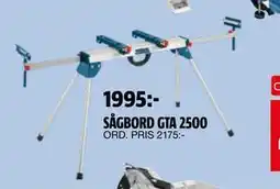 Bauhaus SÅGBORD GTA 2500 erbjuda