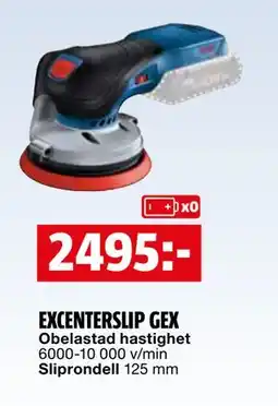Bauhaus EXCENTERSLIP GEX erbjuda