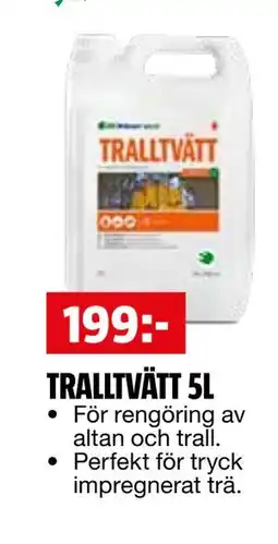 Bauhaus TRALLTVÄTT 5L erbjuda