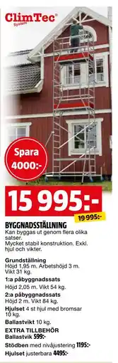 Bauhaus BYGGNADSSTÄLLNING erbjuda