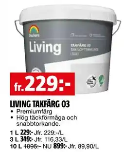 Bauhaus LIVING TAKFÄRG 03 erbjuda