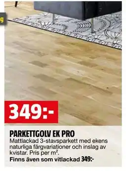 Bauhaus PARKETTGOLV EK PRO erbjuda