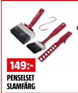 Bauhaus PENSELSET SLAMFÄRG erbjuda