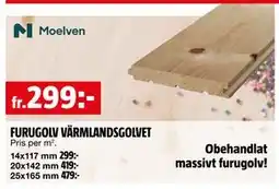 Bauhaus FURUGOLV VÄRMLANDSGOLVET erbjuda