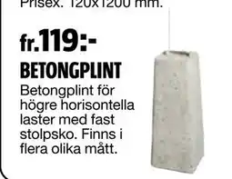 Bauhaus BETONGPLINT erbjuda