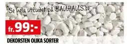 Bauhaus DEKORSTEN OLIKA SORTER erbjuda