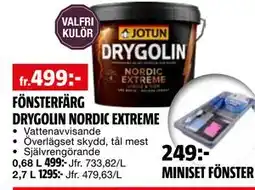 Bauhaus FÖNSTERFÄRG DRYGOLIN NORDIC EXTREME erbjuda