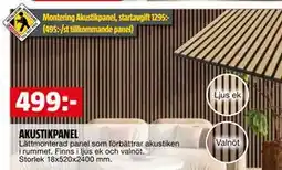 Bauhaus AKUSTIKPANEL erbjuda