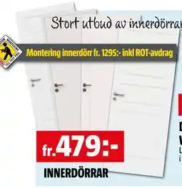 Bauhaus INNERDÖRRAR erbjuda