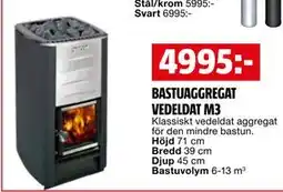 Bauhaus BASTUAGGREGAT VEDELDAT M3 erbjuda