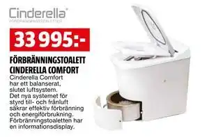 Bauhaus FÖRBRÄNNINGSTOALETT CINDERELLA COMFORT erbjuda