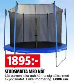 Bauhaus STUDSMATTA MED NÄT erbjuda