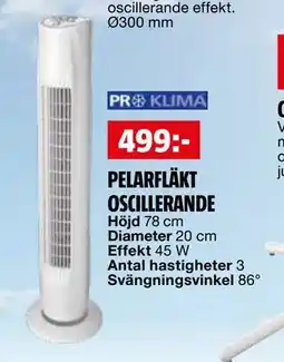 Bauhaus PELARFLÄKT OSCILLERANDE erbjuda