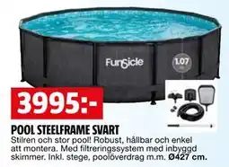 Bauhaus POOL STEELFRAME SVART erbjuda