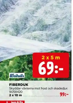 Jem&Fix FIBERDUK erbjuda