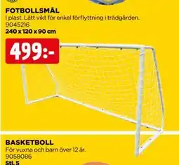 Jem&Fix FOTBOLLSMÅL erbjuda