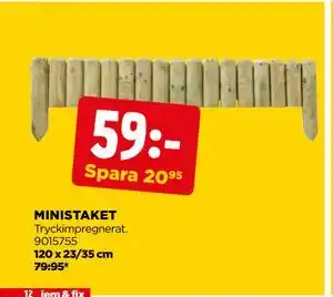 Jem&Fix MINISTAKET erbjuda