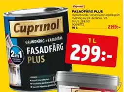 Jem&Fix FASADFÄRG PLUS erbjuda
