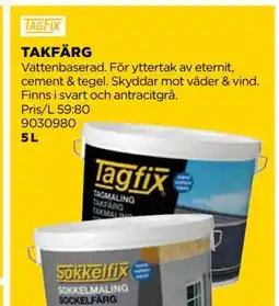 Jem&Fix TAKFÄRG erbjuda