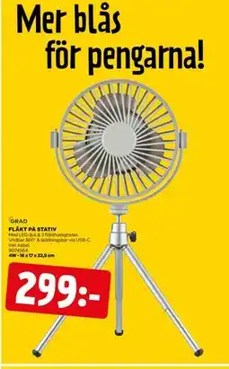 Jem&Fix FLÄKT PÅ STATIV erbjuda