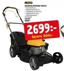 Jem&Fix GRÄSKLIPPARE 150CC erbjuda