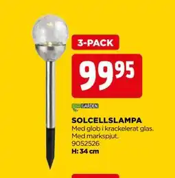 Jem&Fix SOLCELLSLAMPA erbjuda
