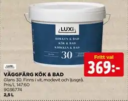 Jem&Fix VÄGGFÄRG KÖK & BAD erbjuda