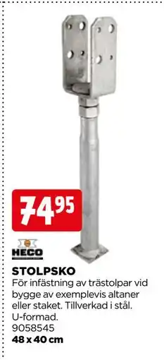 Jem&Fix STOLPSKO erbjuda