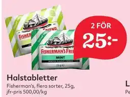 Hemköp Halstabletter erbjuda
