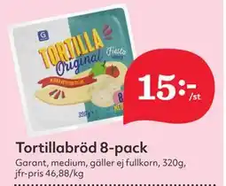 Hemköp Tortillabröd 8-pack erbjuda