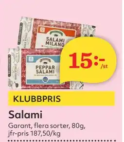 Hemköp Salami erbjuda
