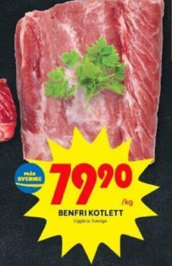 Benfri kotlett