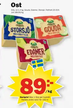 Pekås ARLA Ost erbjuda