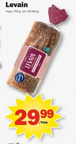 Pekås FAZER Levain erbjuda