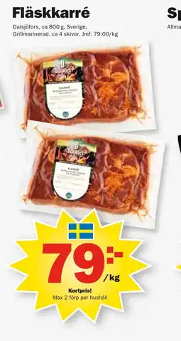 Pekås DALSJOFORS Fläskkarré erbjuda