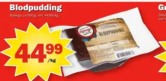 Pekås RYBERGS Blodpudding erbjuda