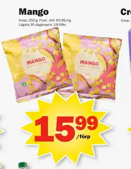 Pekås COOP Mango erbjuda