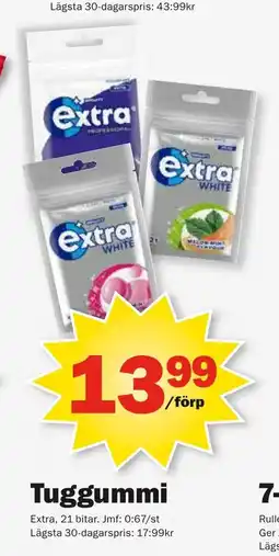 Pekås EXTRA Tuggummi erbjuda