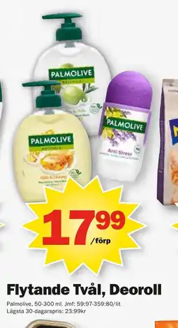 Pekås PALMOLIVE Flytande Tvål, Deoroll erbjuda