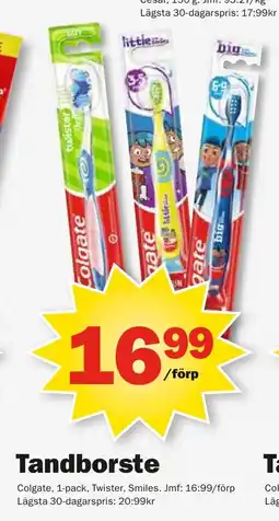 Pekås COLGATE Tandborste erbjuda