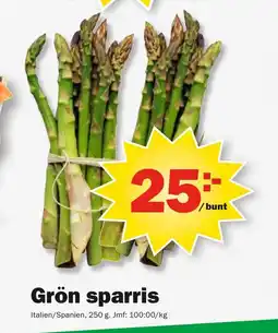 Pekås Grön sparris erbjuda