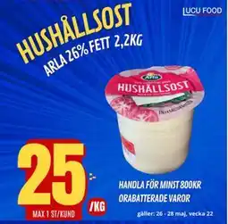 Lucu Food HUSHÅLLSOST erbjuda