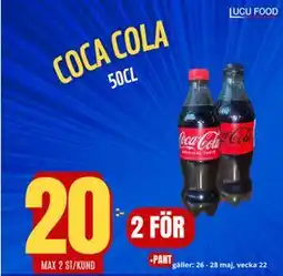 Lucu Food Coca Cola erbjuda