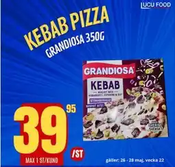 Lucu Food Kebab Pizza erbjuda