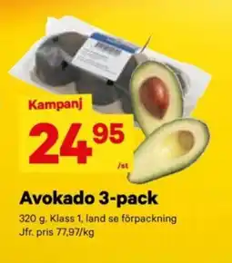 City Gross Avokado 3-pack erbjuda