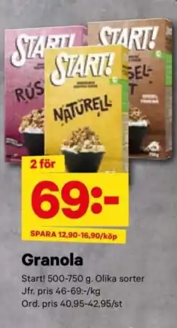 City Gross START! Granola erbjuda