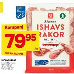 City Gross GARANT Ishavsräkor erbjuda