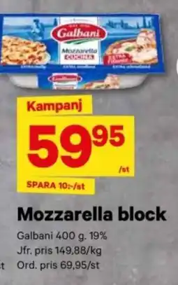 City Gross GALBANI Mozzarella block erbjuda